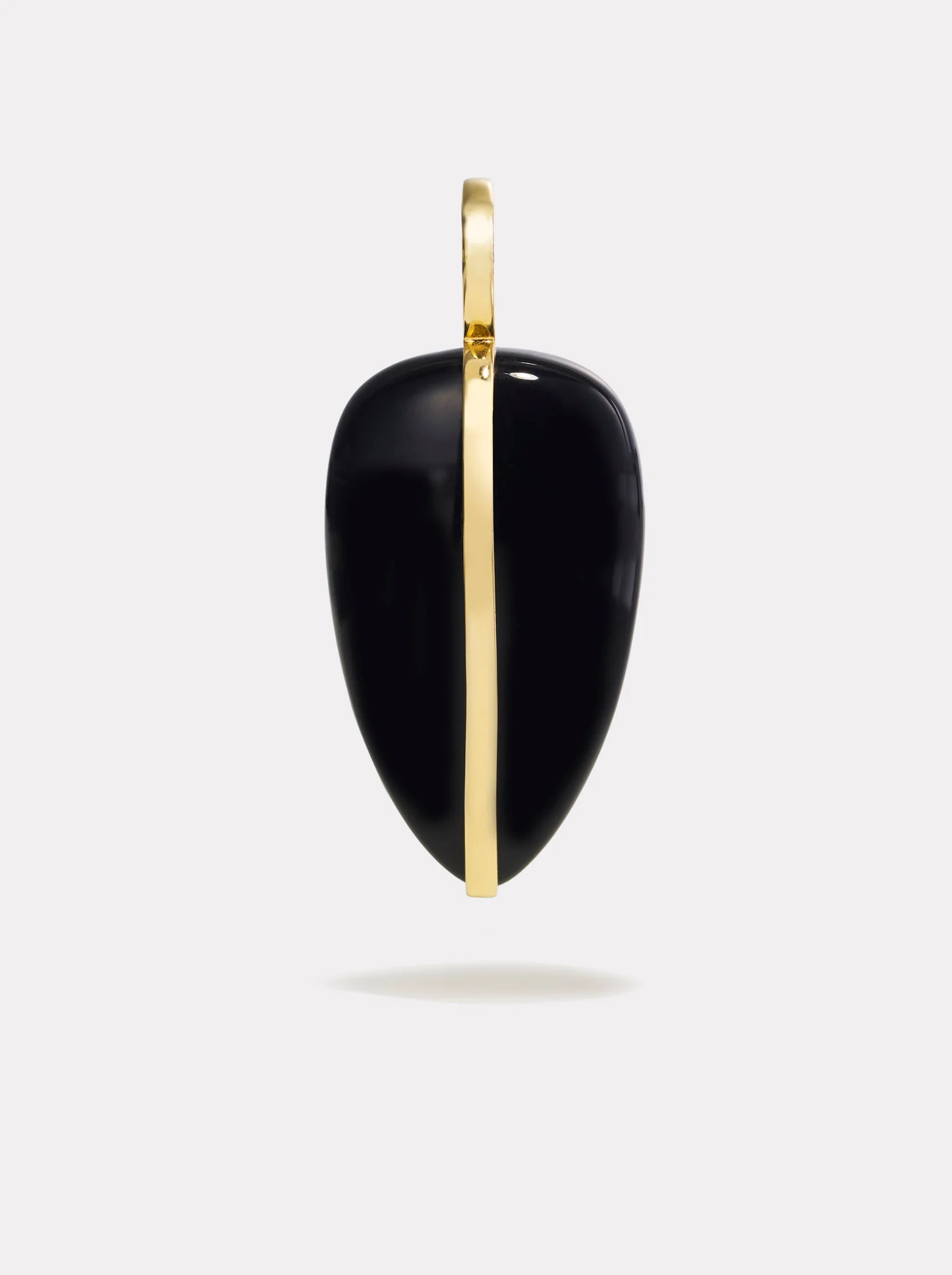 Large Pebble Pendant Black Onyx